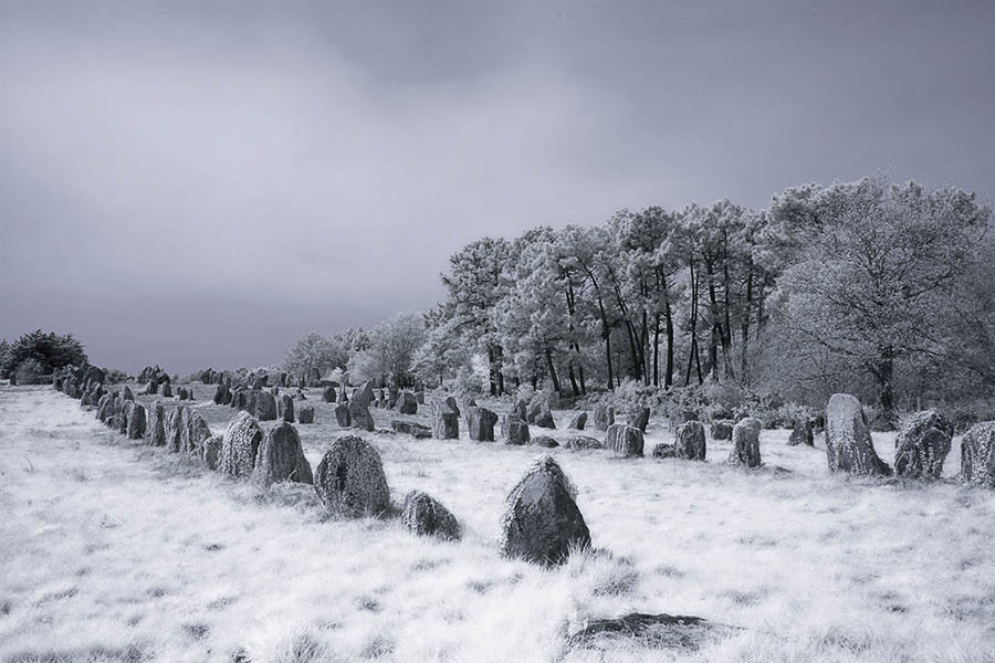 Carnac Megaliths (infrared)