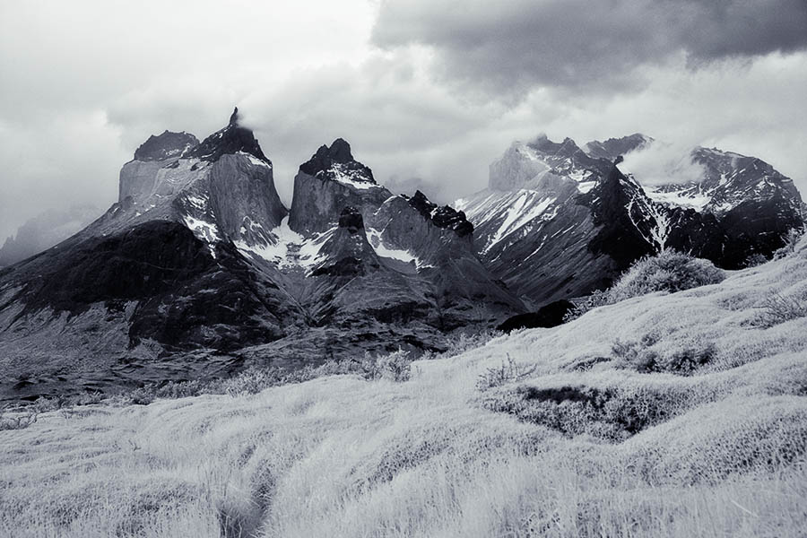 Cuernos Del Paine In Infrared