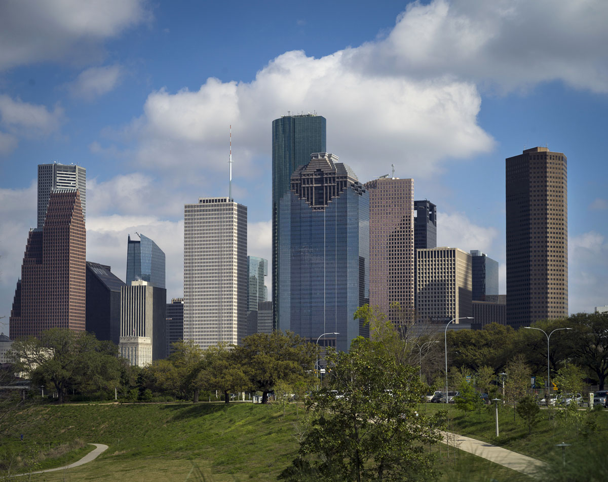 Downtown Houston X1D 90 lens