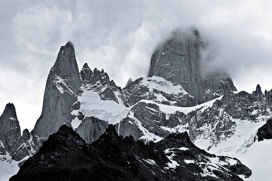 Fitz Roy In Clouds